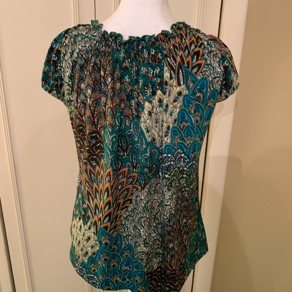 Blouse, Carol Rose, Size Large - Picture 4 of 6
